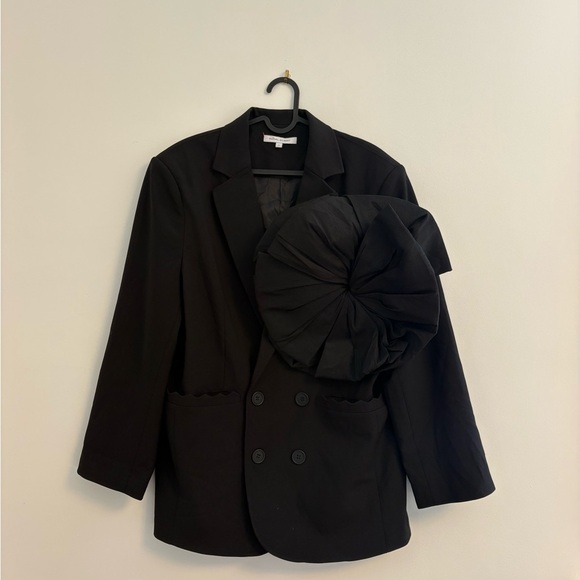 Rachel Gilbert Jackets & Blazers - Rachel Gilbert Enrico Corsage-Detail Blazer